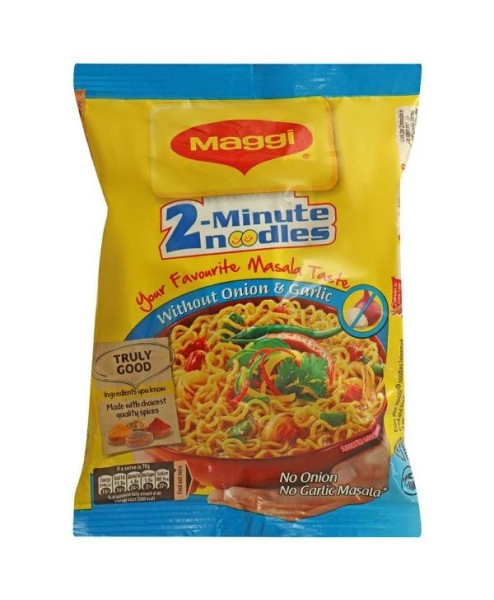 Maggi 2-Minutes Masala Instant Noodles (No Onion No Garlic) 70g